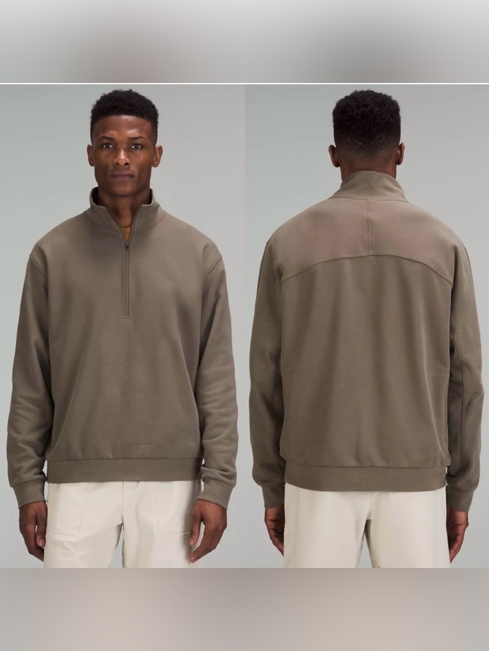 Lululemon french Terry Oversized Half Zip